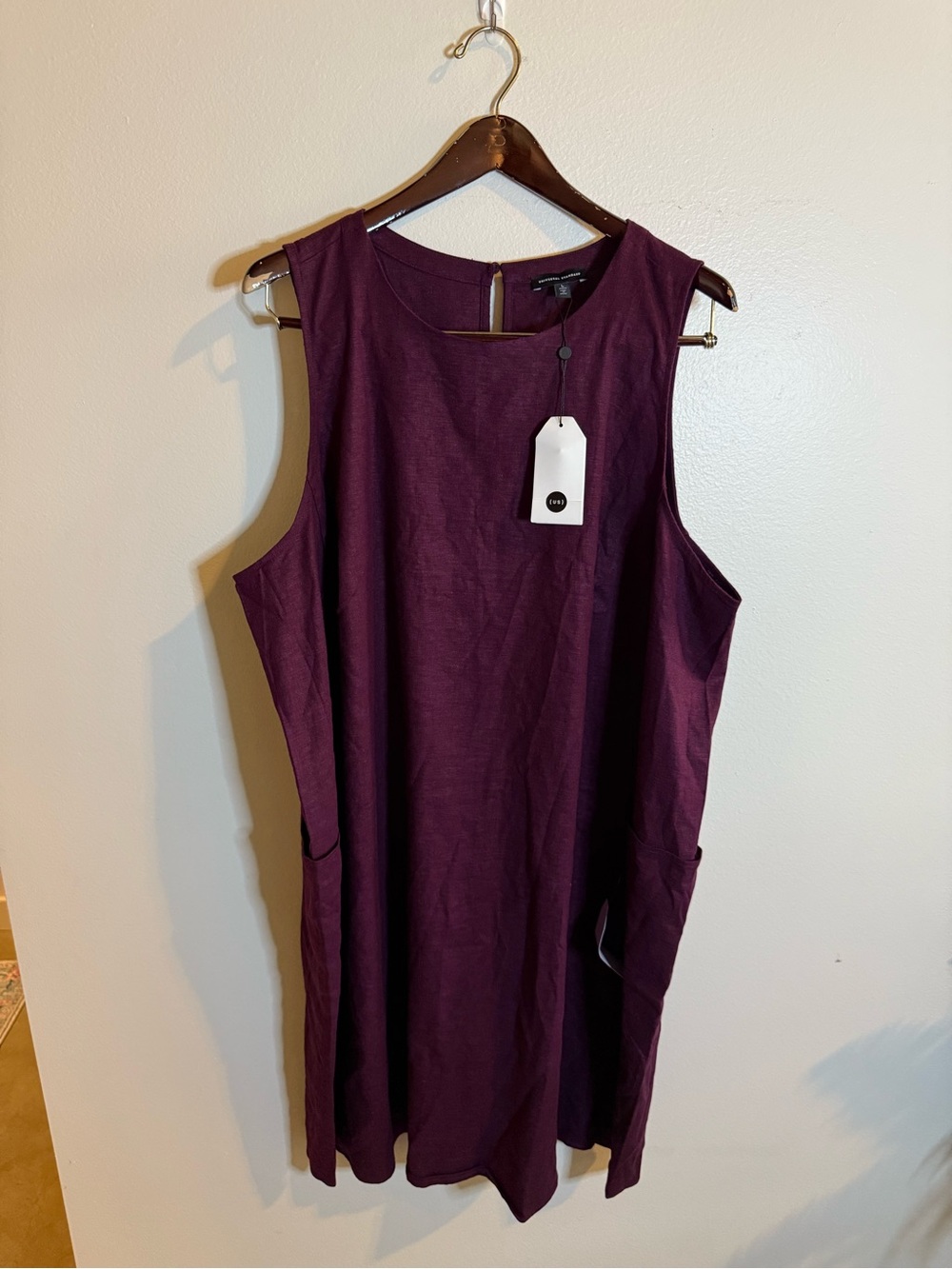 Universal Standard Plum Sleeveless Shift Dress